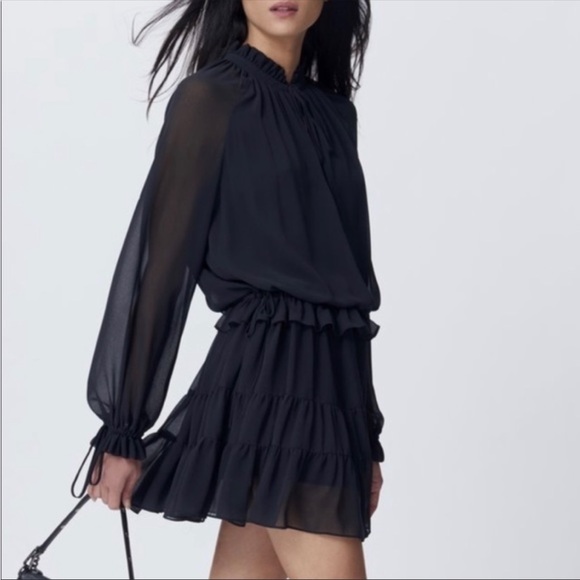 Rebecca Minkoff Dresses & Skirts - NWT Rebecca Minkoff Dylan Long Sleeve Dress Black MSRP $198 Size Small